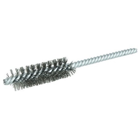 WEILER 5/8" Power Tube Brush, .008" Steel Wire Fill, 2" Brush Length 21109